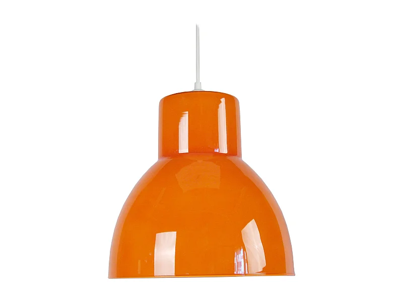 Suspension TOSEL ,verre,Orange , H90xD30xP30cm