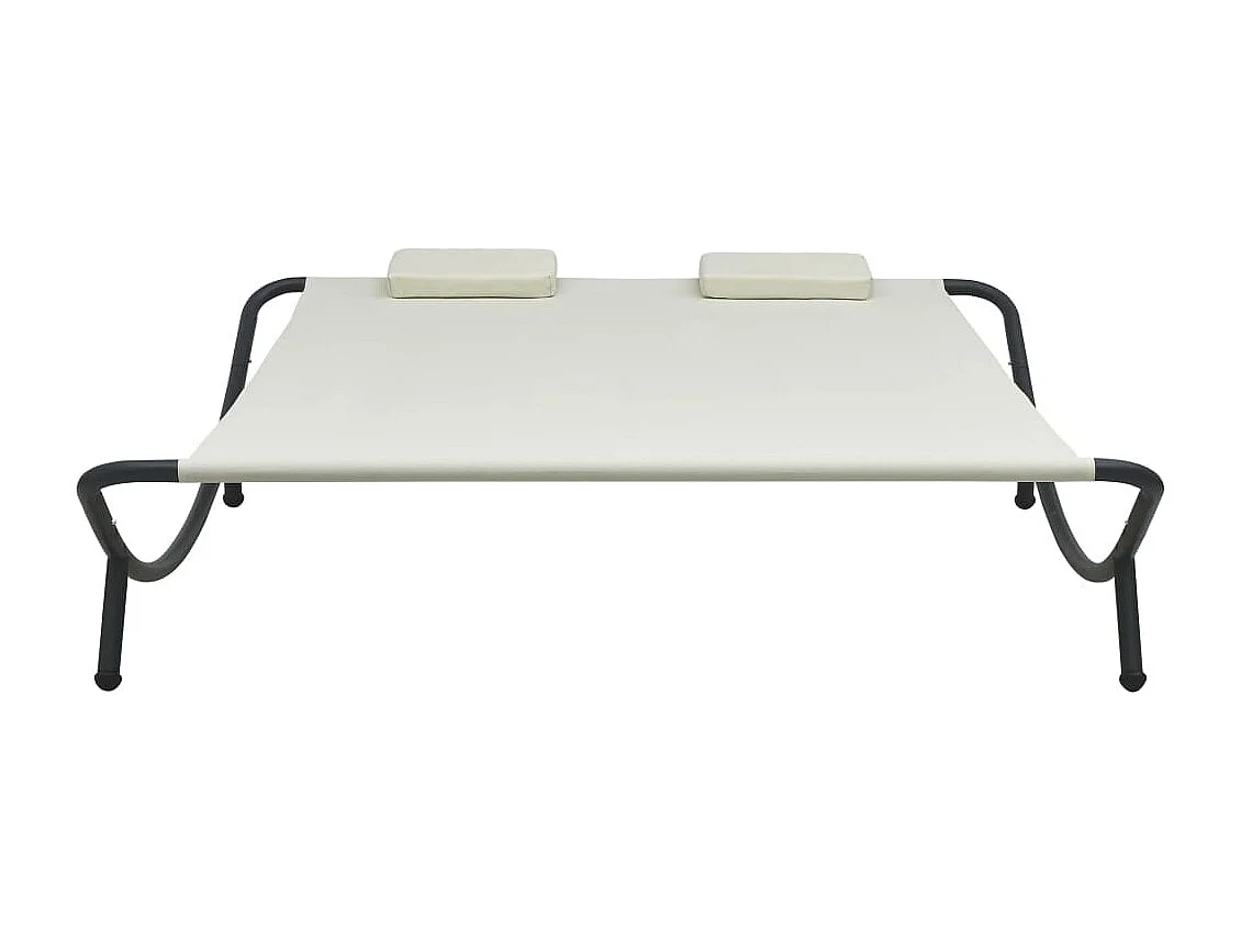 Bain de soleil d'extérieur Tissu Crème SEF64190