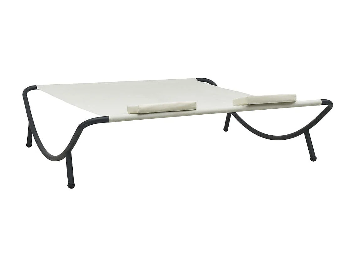 Bain de soleil d'extérieur Tissu Crème SEF64190