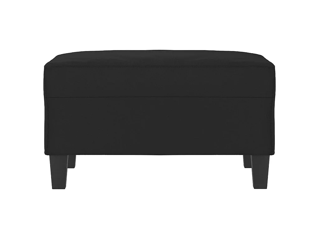 Repose-pied Noir 70x55x41 cm Tissu microfibre LQF46483