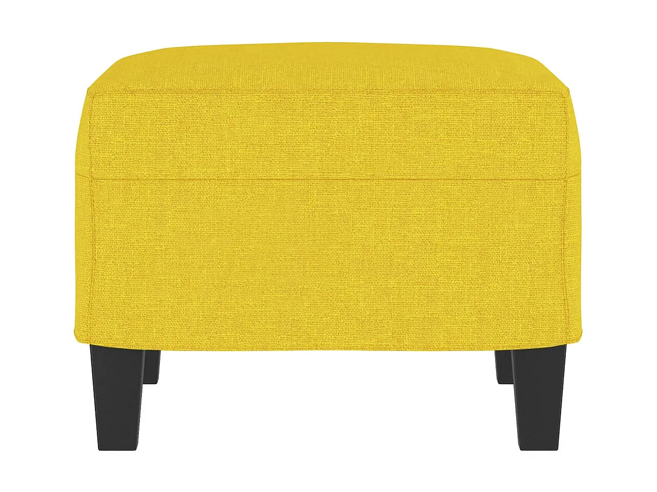 Repose-pied Jaune clair 60x50x41 cm Tissu LQF66858