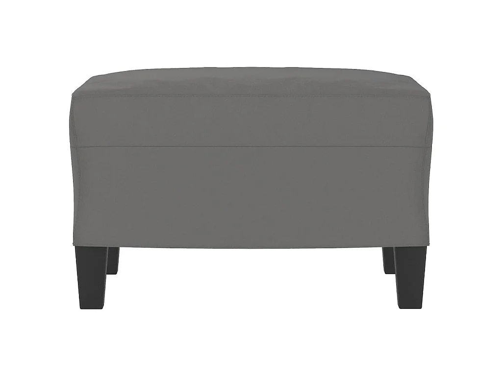 Repose-pied Gris foncé 60x50x41 cm Tissu microfibre LQF78333