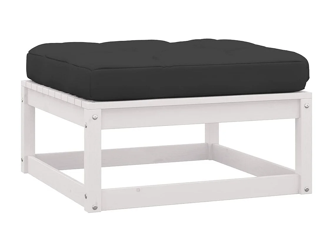 2 pcs Canapés de jardin avec coussins Bois de pin solide LQF67881