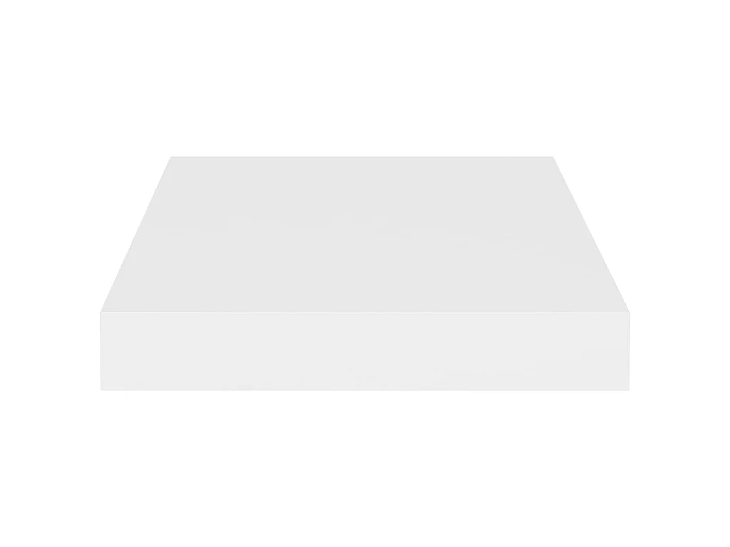 Étagère murale murale blanc 23x23,5x3,8 cm MDF OFR79028 BonneVie Meuble