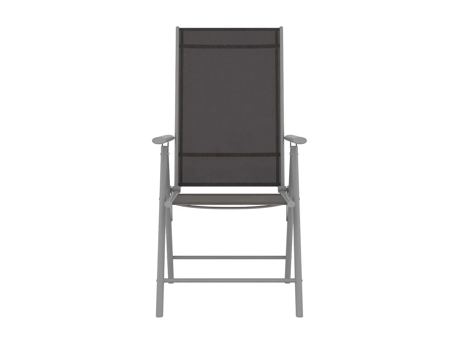 Cadeiras de jardim dobráveis 6 pcs textilene preto PT139232