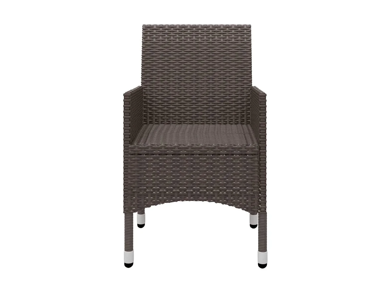 5 pcs conjunto de jantar para jardim castanho PT471867