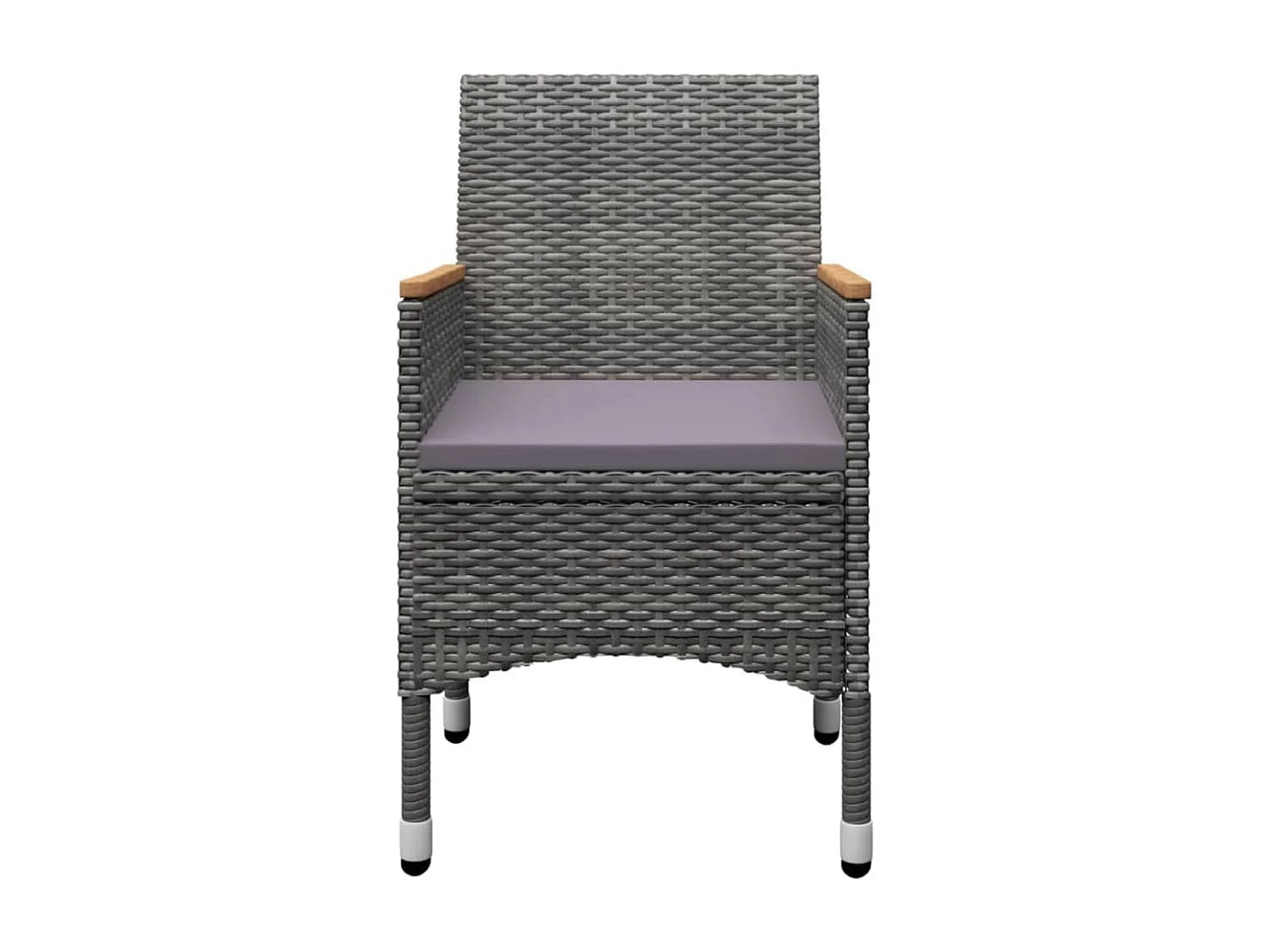 Ensemble de salle à manger de jardin 5 pcs Gris BE51226