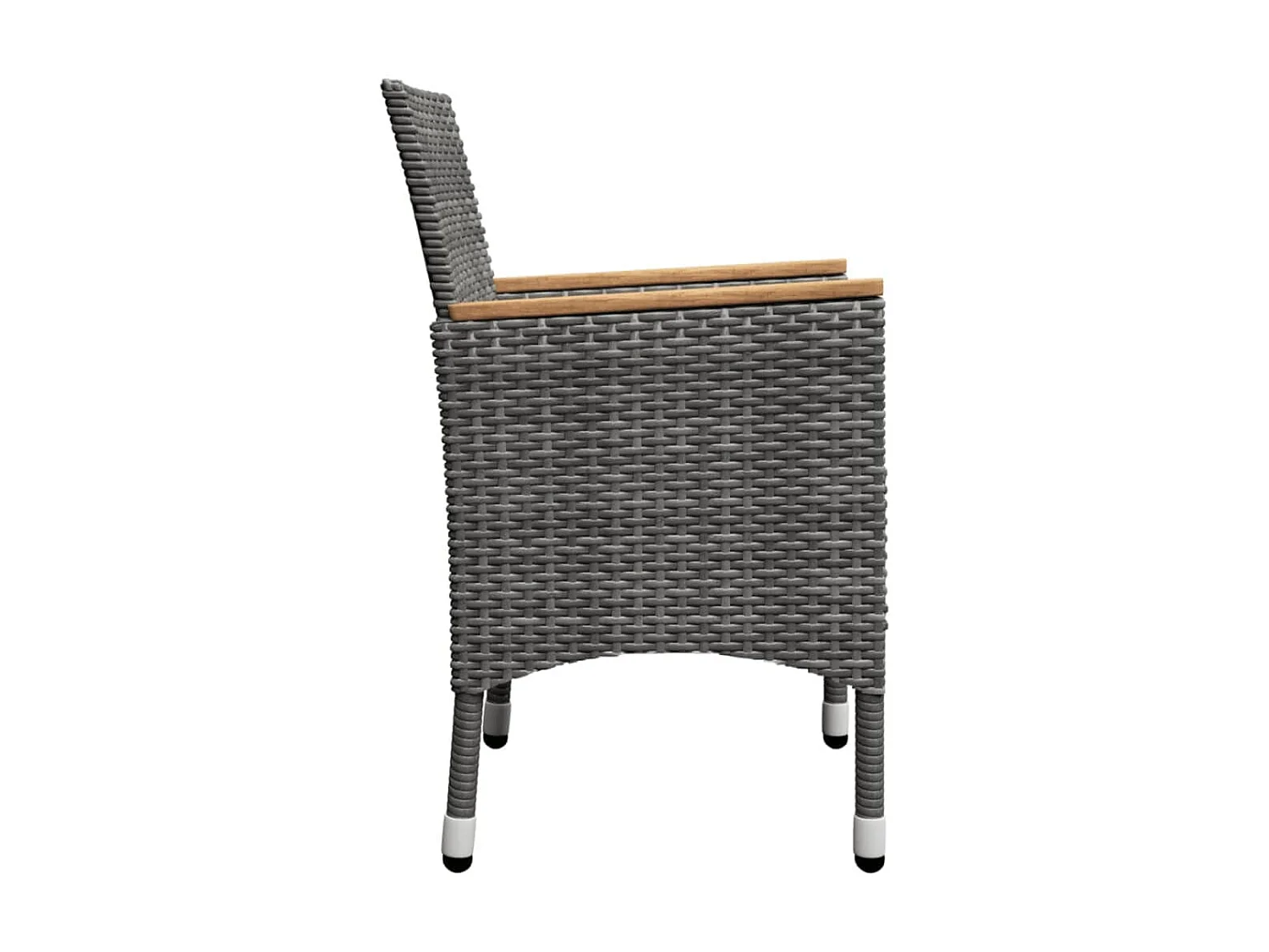 Ensemble de salle à manger de jardin 5 pcs Gris BE51226