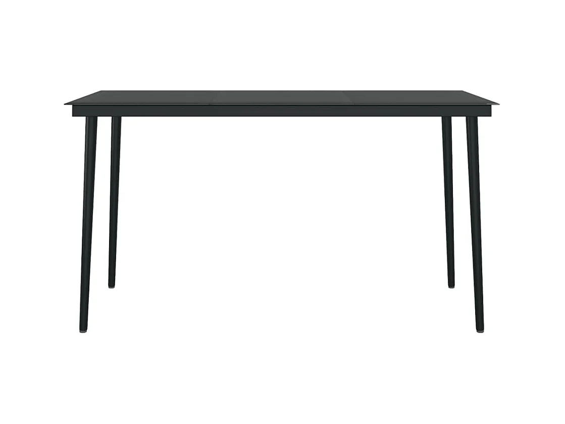 5-tlg. Garten-Essgruppe,Gartensitzgruppe Schwarz -gkd96784