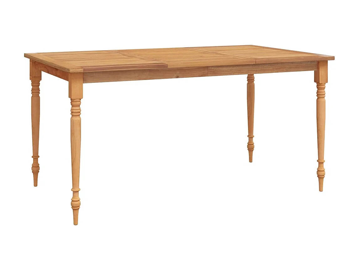 Ensemble à manger de jardin coussins 7pcs Bois de teck solide BE52302