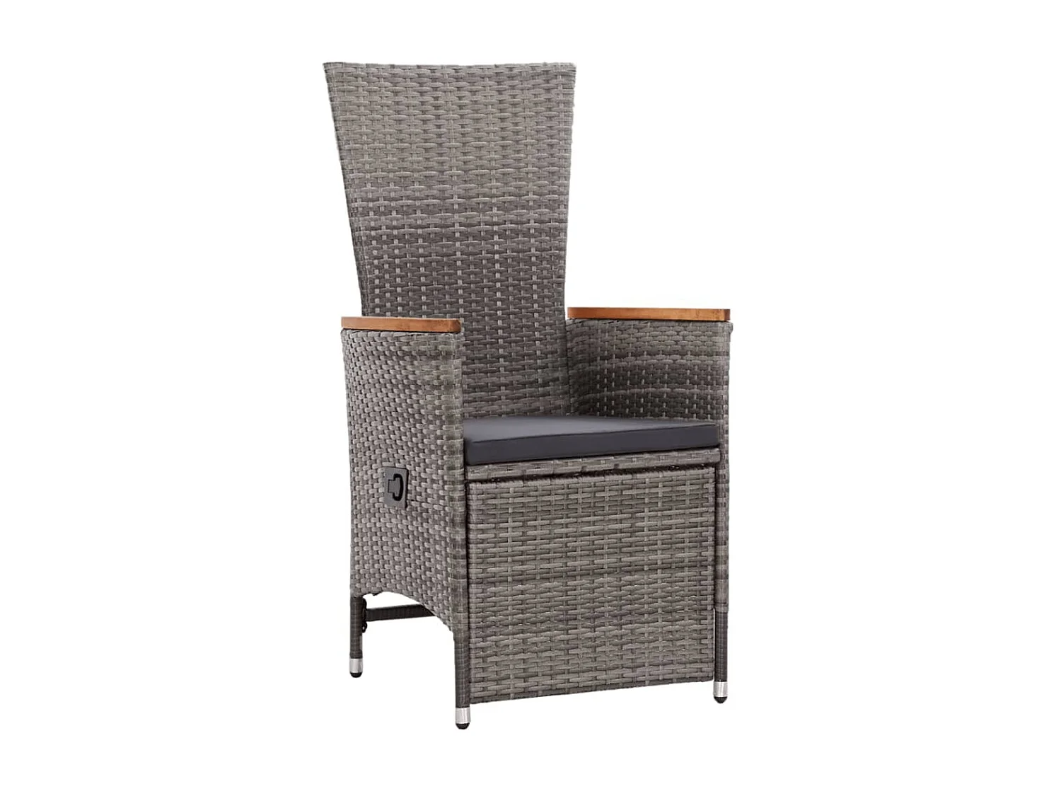 Ensemble de salle à manger de jardin 5 pcs Gris BE42638