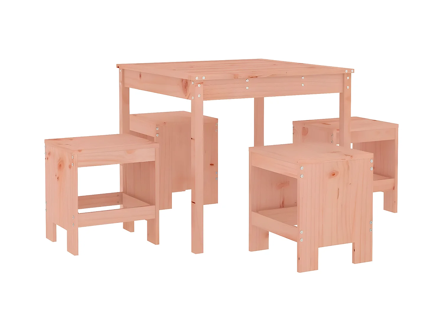 5-tlg. Garten-Essgruppe,Gartensitzgruppe Massivholz Douglasie -gkd64023