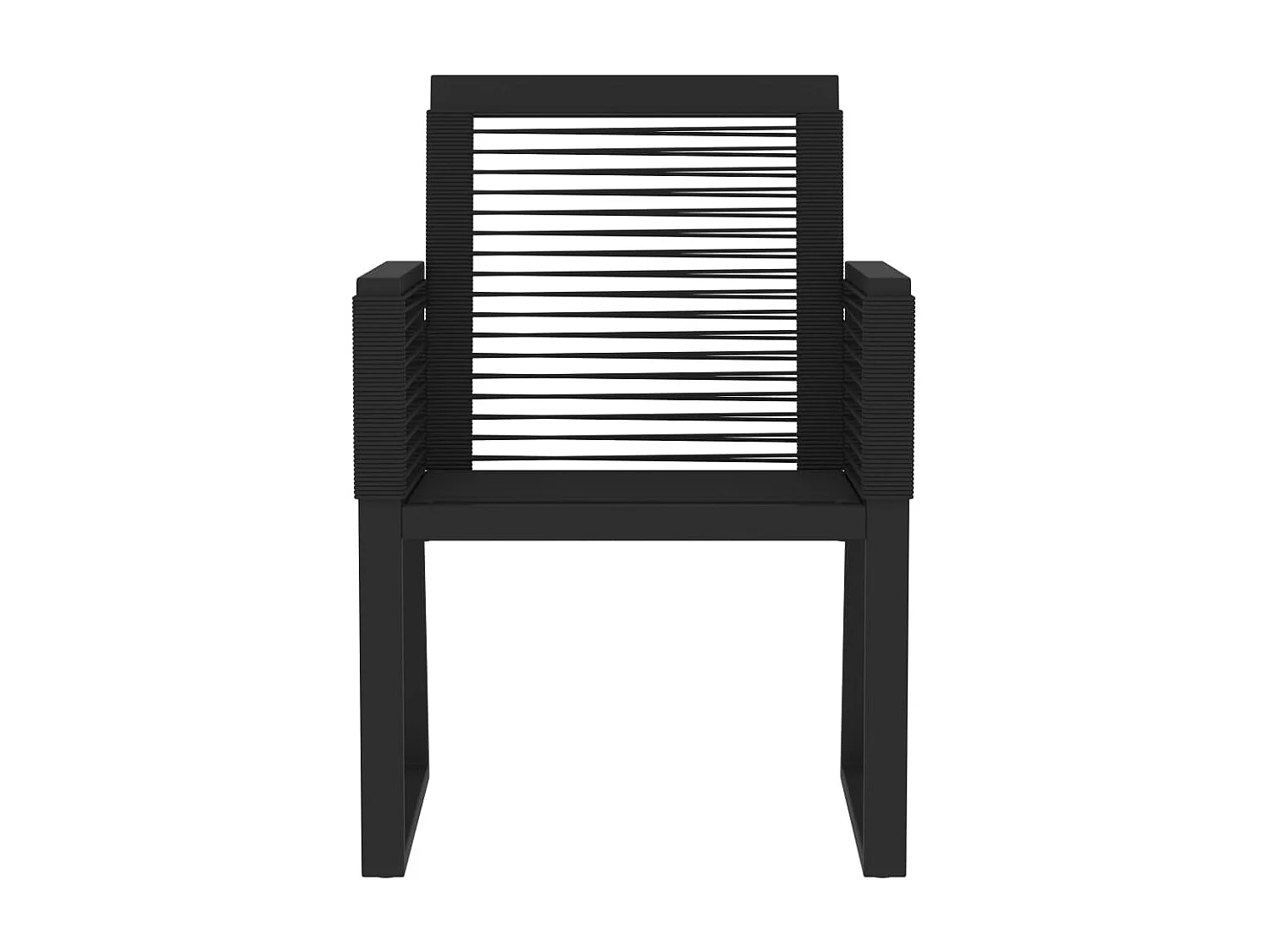 Ensemble à manger de jardin 5 pcs Noir BE65504