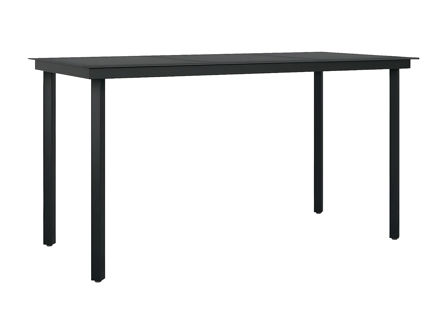 Ensemble à manger de jardin 5 pcs Noir BE67969