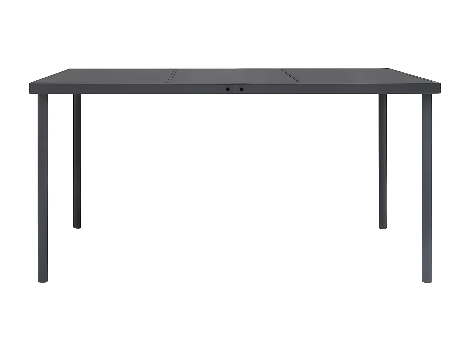 Salle à manger de jardin 7 pcs Acier BE24566