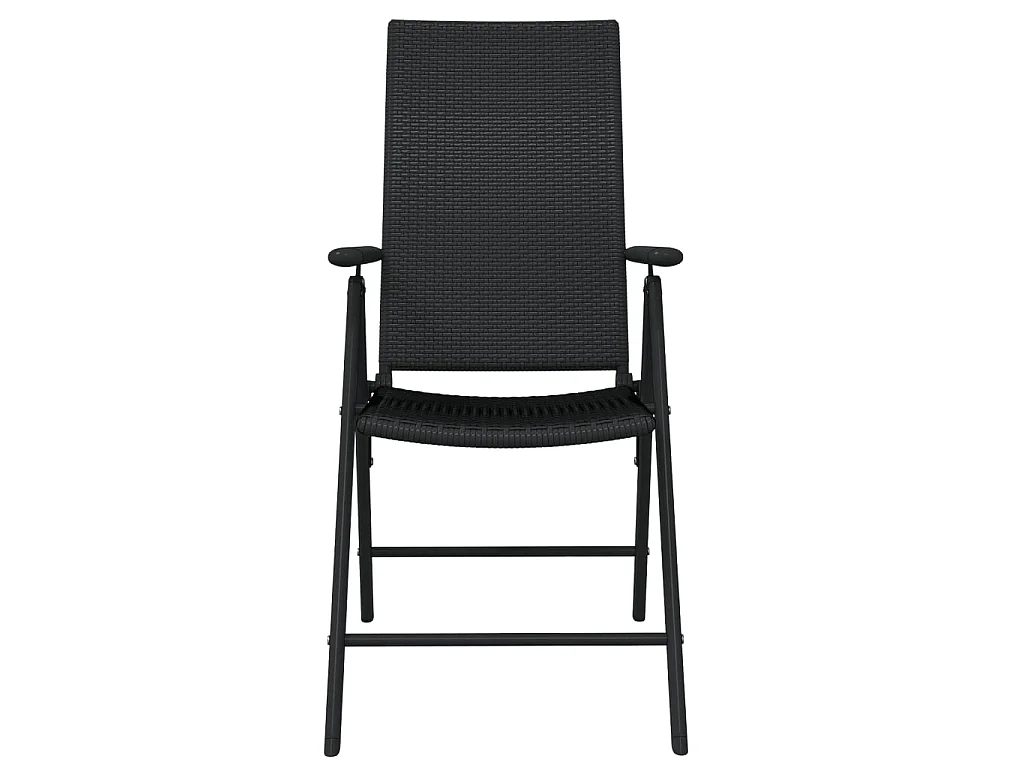 Ensemble à manger de jardin 5 pcs Noir BE53416