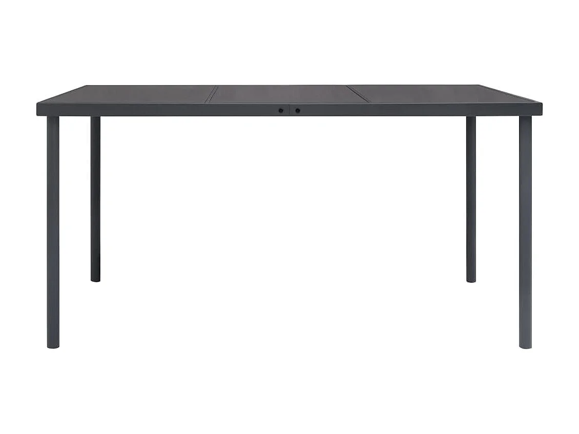 Salle à manger de jardin 5 pcs Acier BE66707