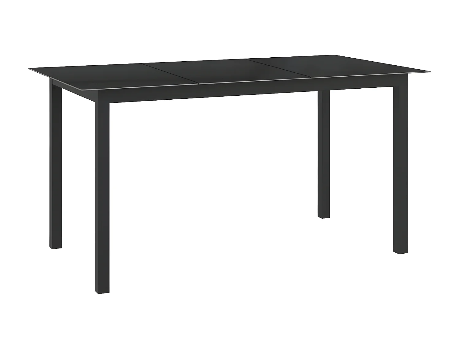 Ensemble de salle à manger de jardin 7 pcs Aluminium Anthracite BE31163