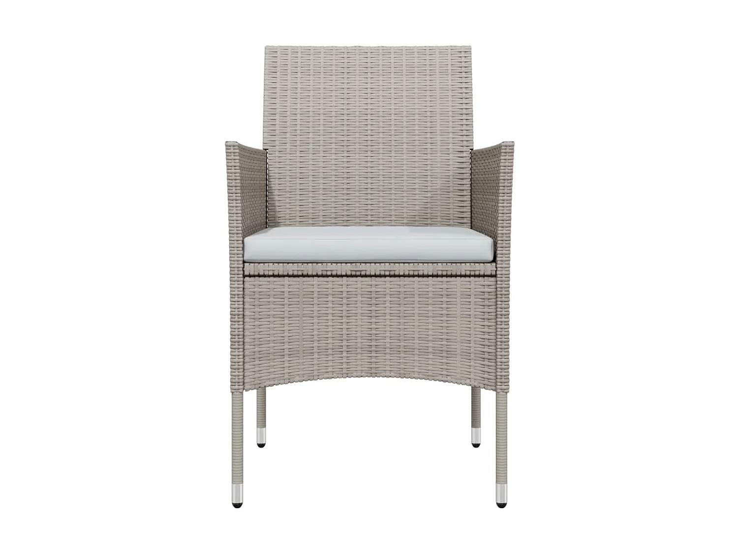 Salle à manger de jardin coussins 3 pcs Beige/noir BE51630