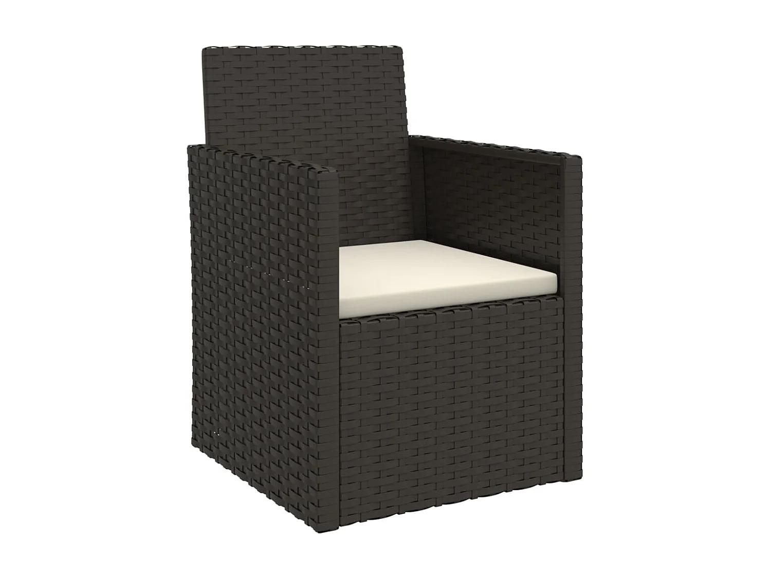 3-tlg. Garten-Sofagarnitur,Gartenmöbel-Set mit Kissen Schwarz Poly Rattan -gkd202614