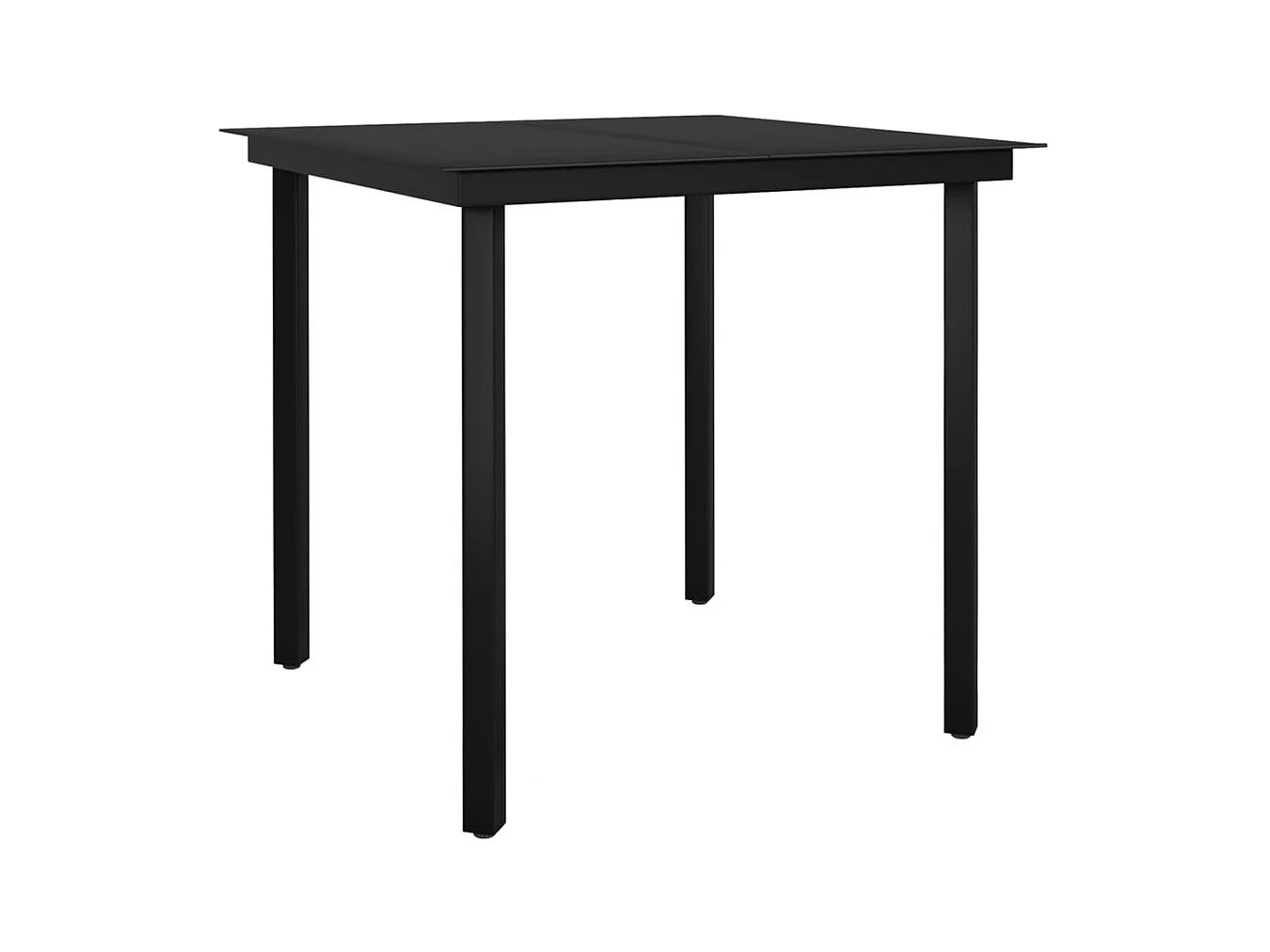 Ensemble à manger de jardin 5 pcs Noir BE35623