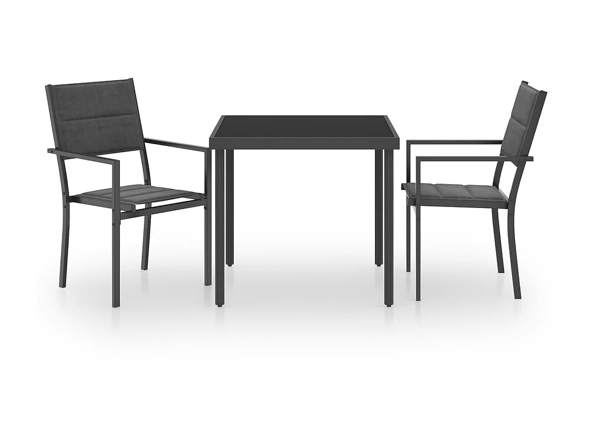 3-delige Tuinset staal NL581157