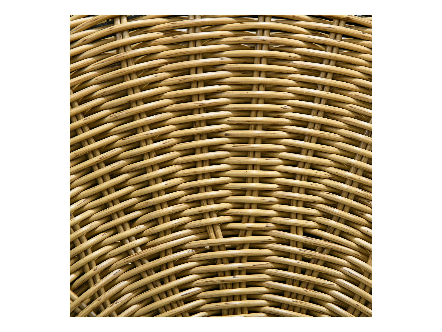 Tables basses gigognes de jardin style cosy chic lot de 2 tables basses encastrables résine tressée aspect rotin