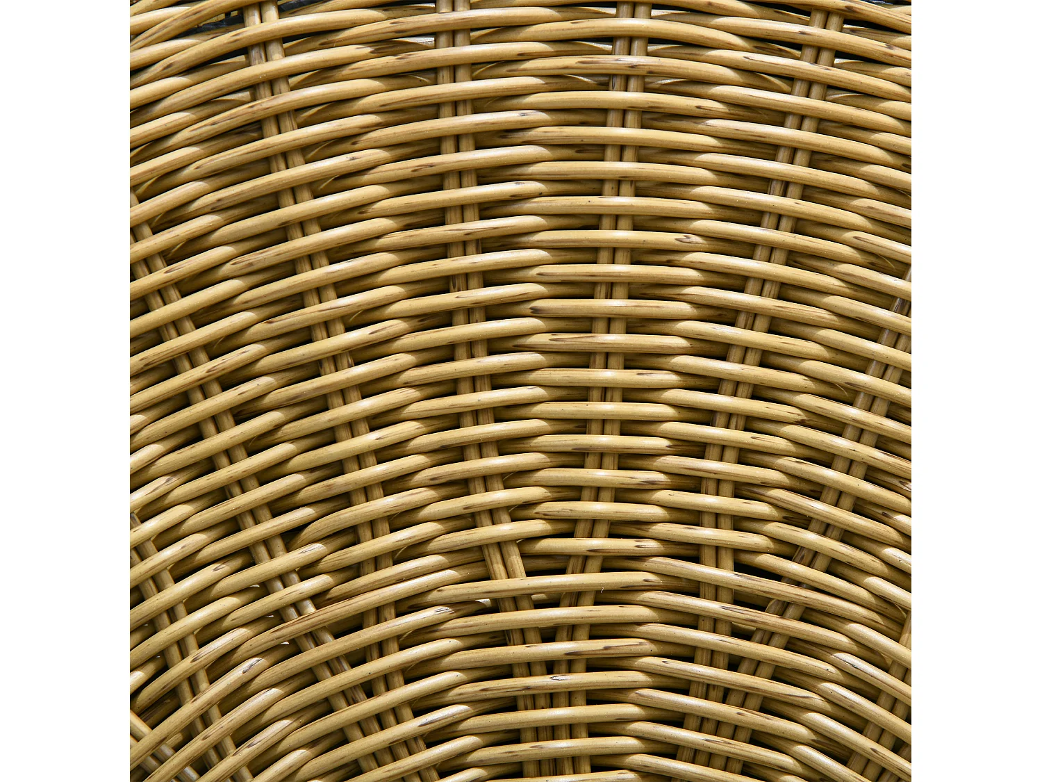 Tables basses gigognes de jardin style cosy chic lot de 2 tables basses encastrables résine tressée aspect rotin