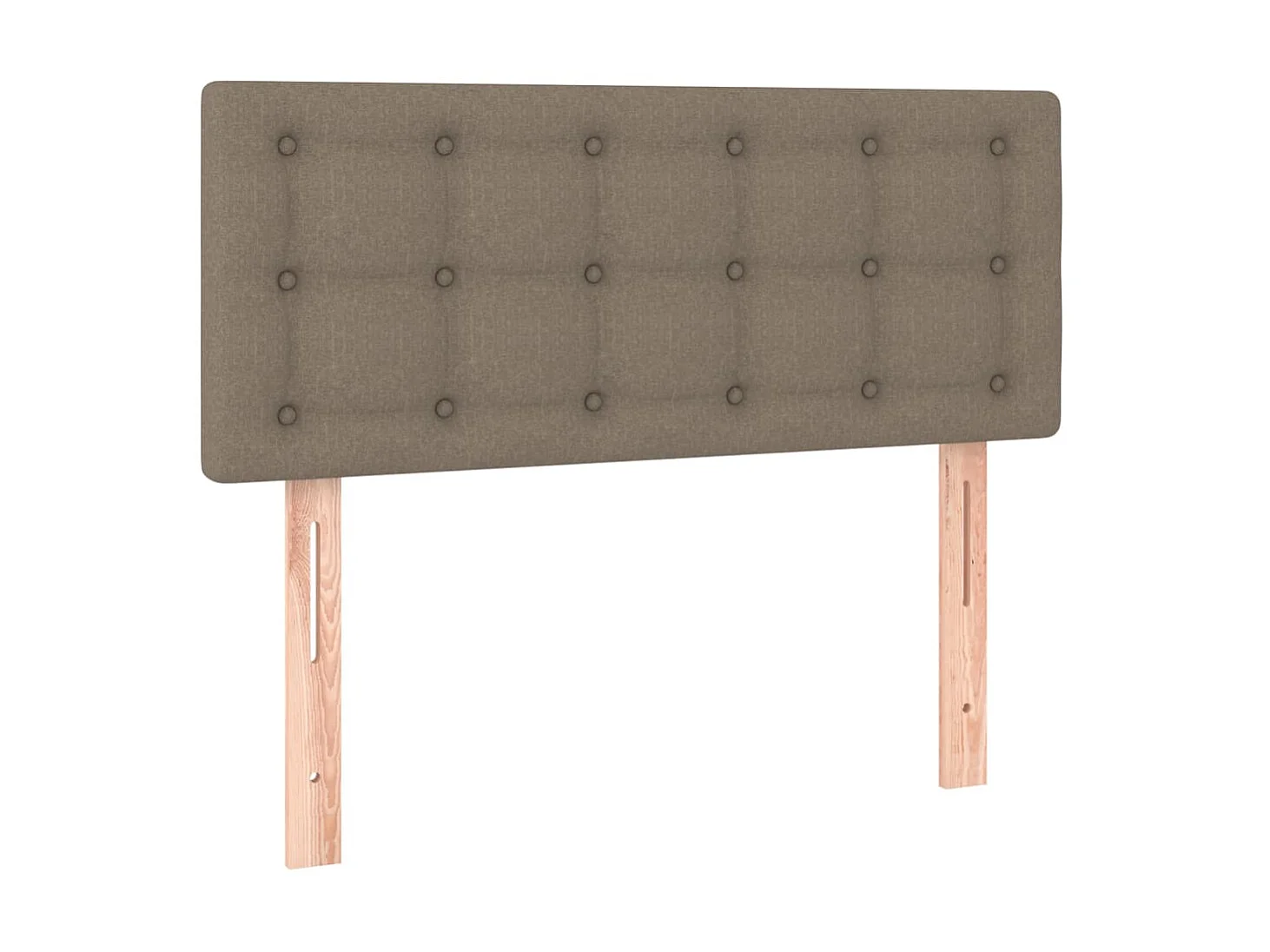 Tête de lit Taupe 100x5x78/88 cm Tissu