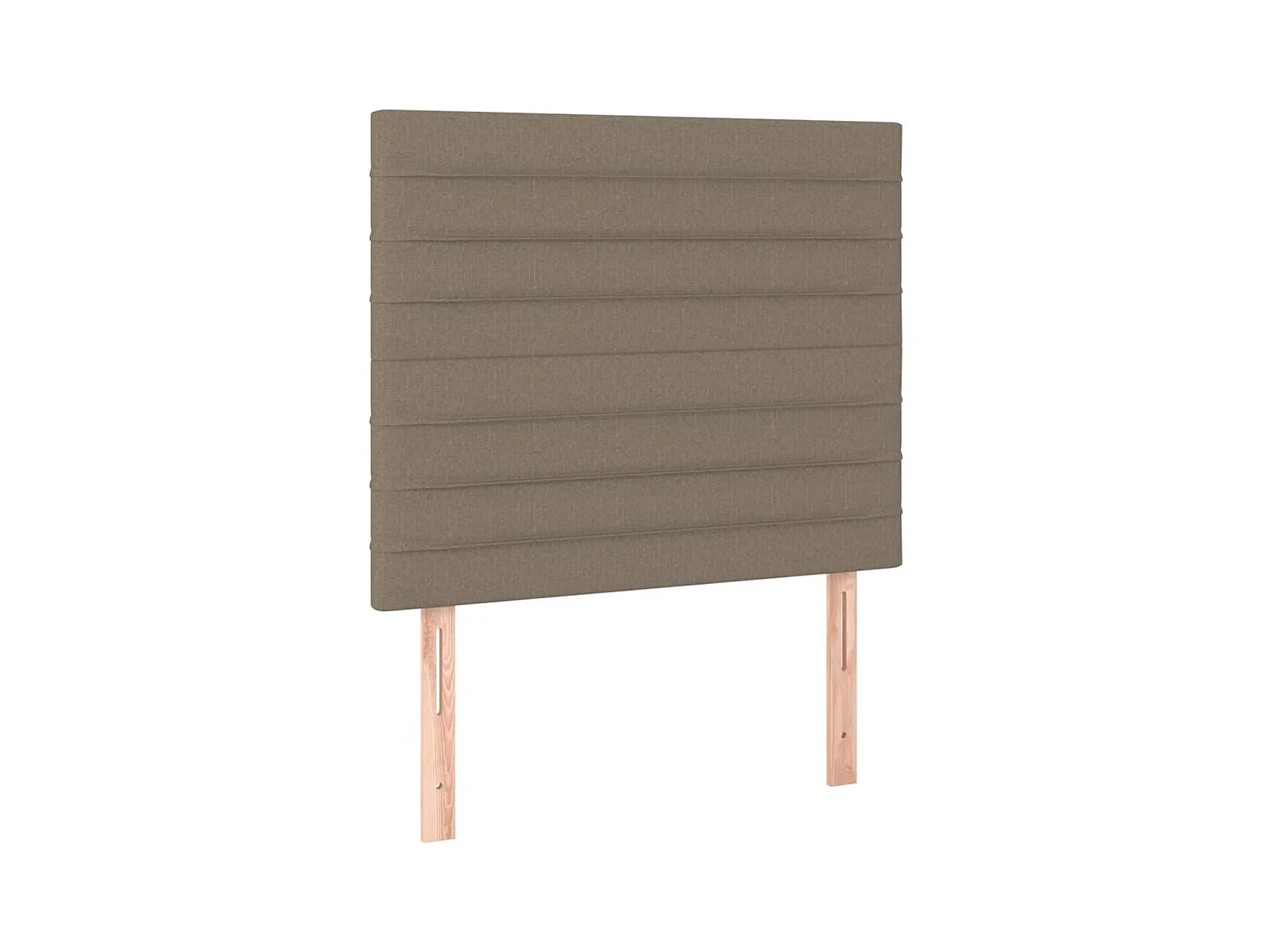 Têtes de lit 2 pcs Taupe 80x5x78/88 cm Tissu