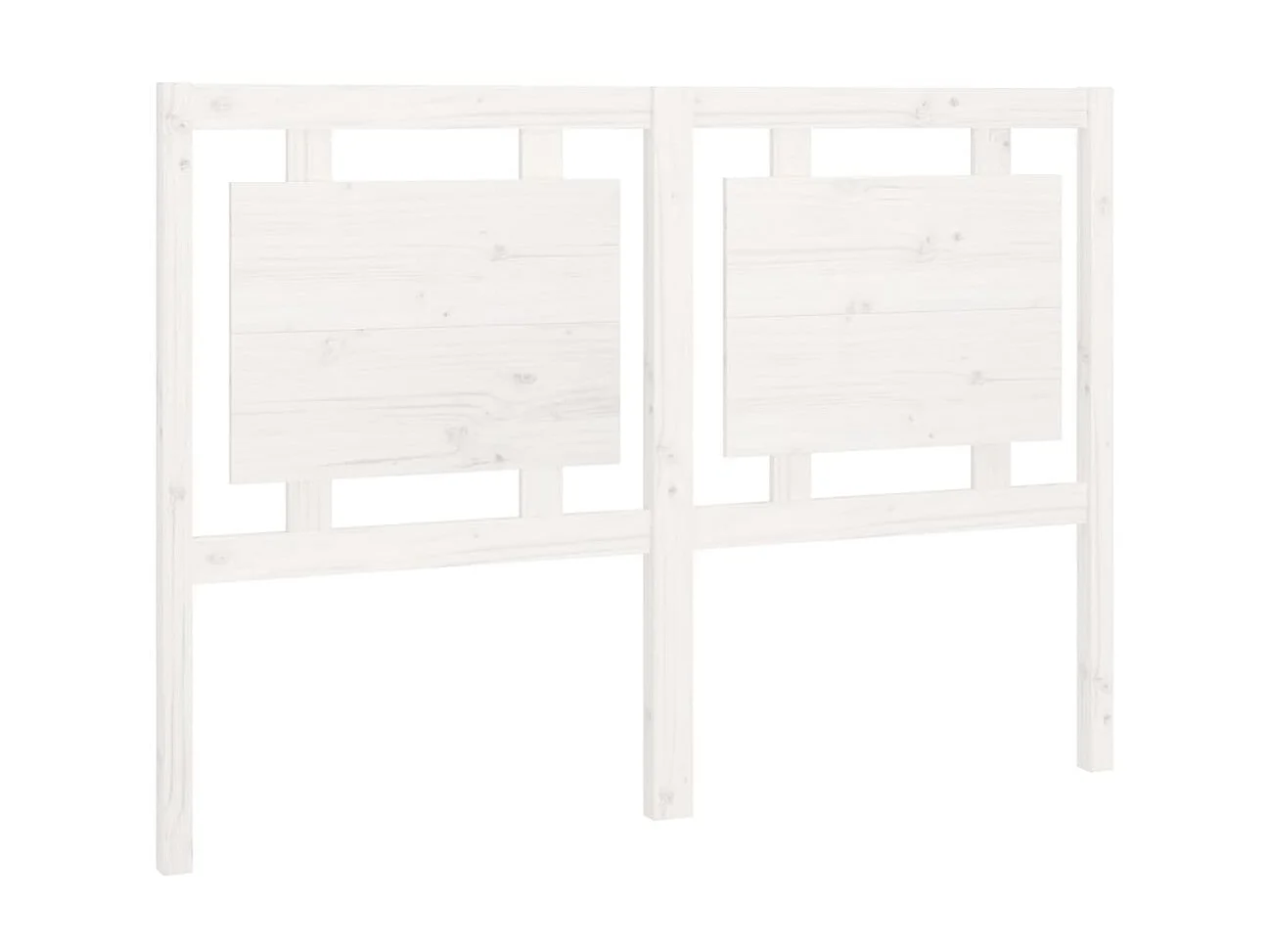 Tête de lit Blanc 140,5x4x100 cm Bois massif de pin