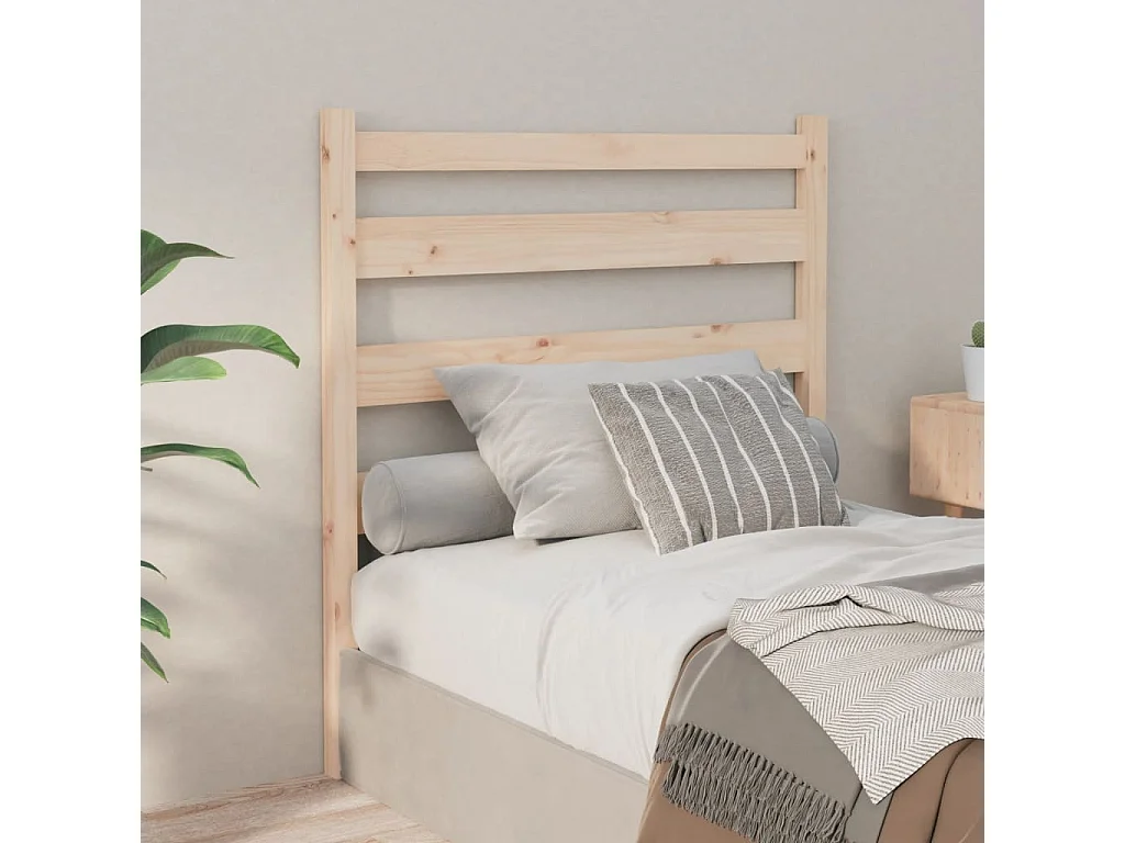 Tête de lit 81x4x100 cm Bois massif de pin