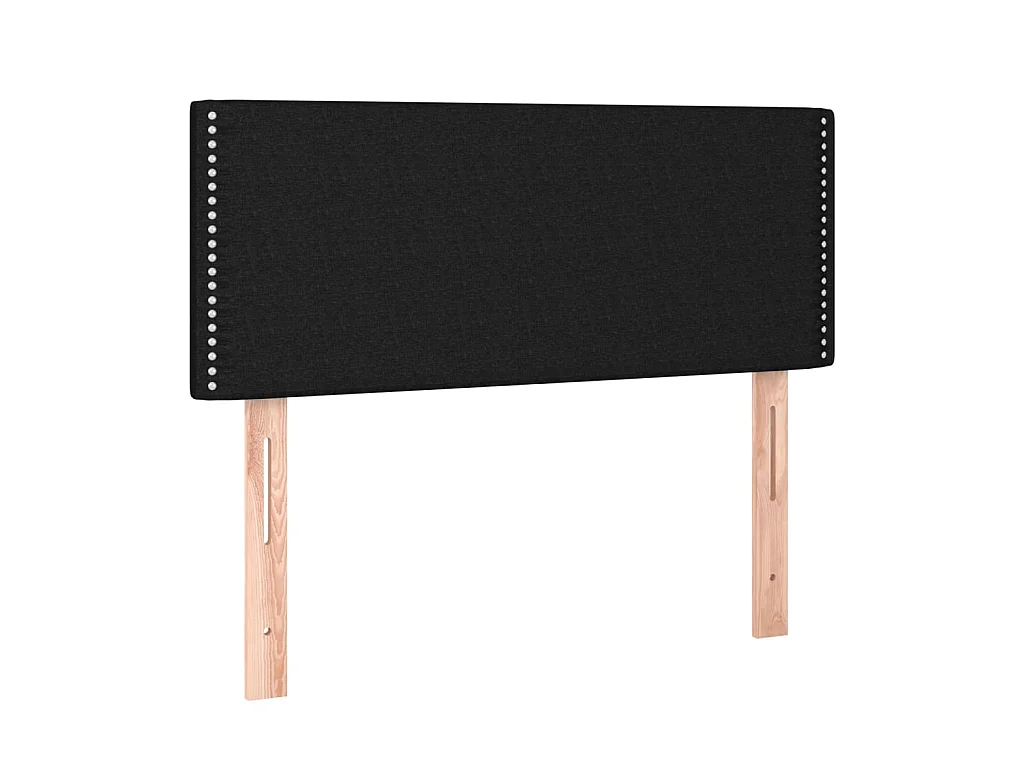 Tête de lit Noir 90x5x78/88 cm Tissu