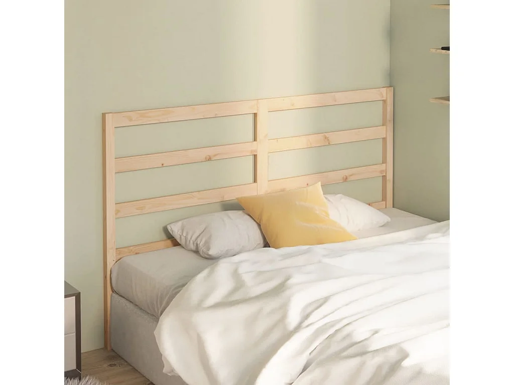 Tête de lit 126x4x100 cm Bois massif de pin