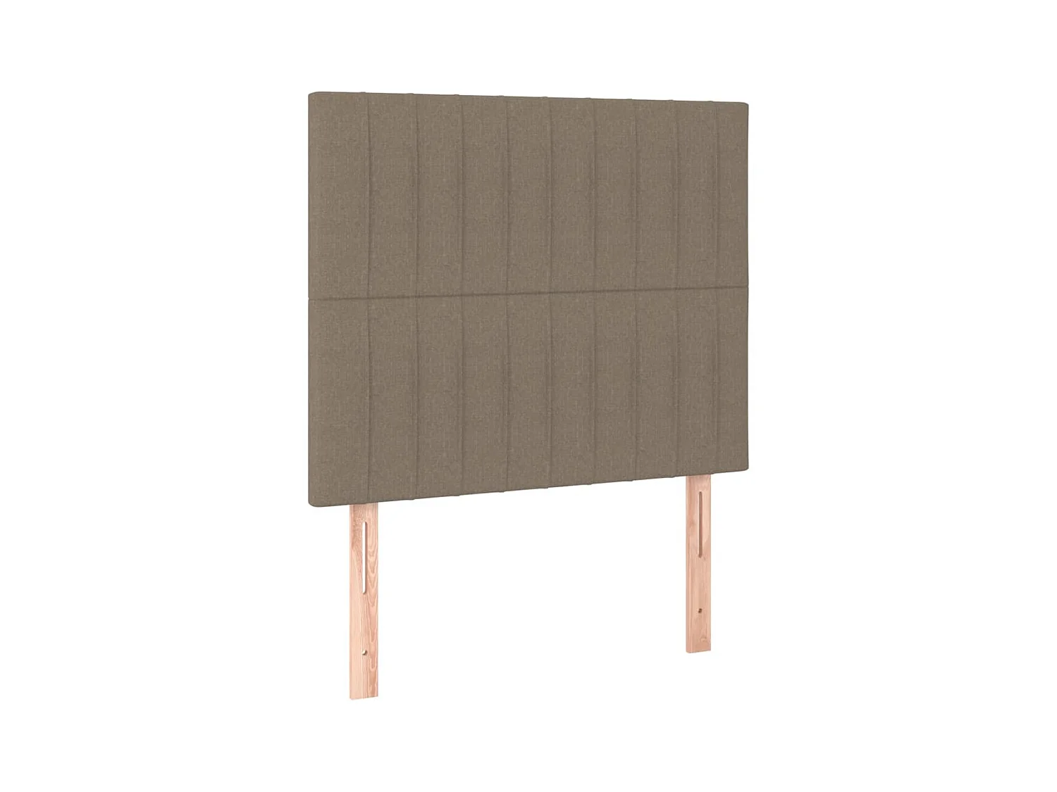 Têtes de lit 2 pcs Taupe 80x5x78/88 cm Tissu