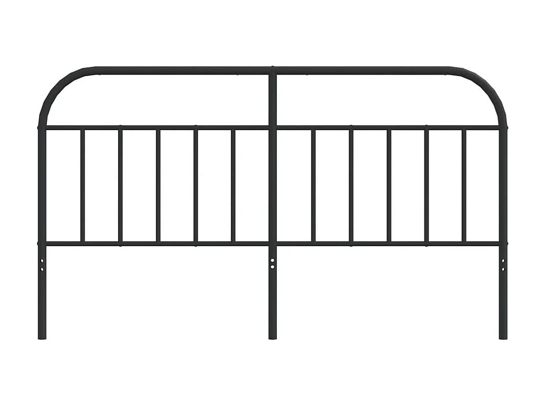 Tête de lit métal noir 160 cm