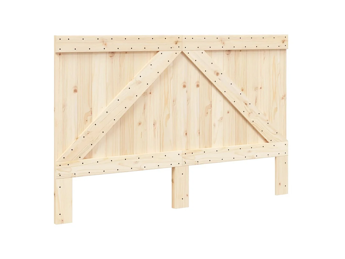 Tête de lit 160x104 cm bois massif de pin