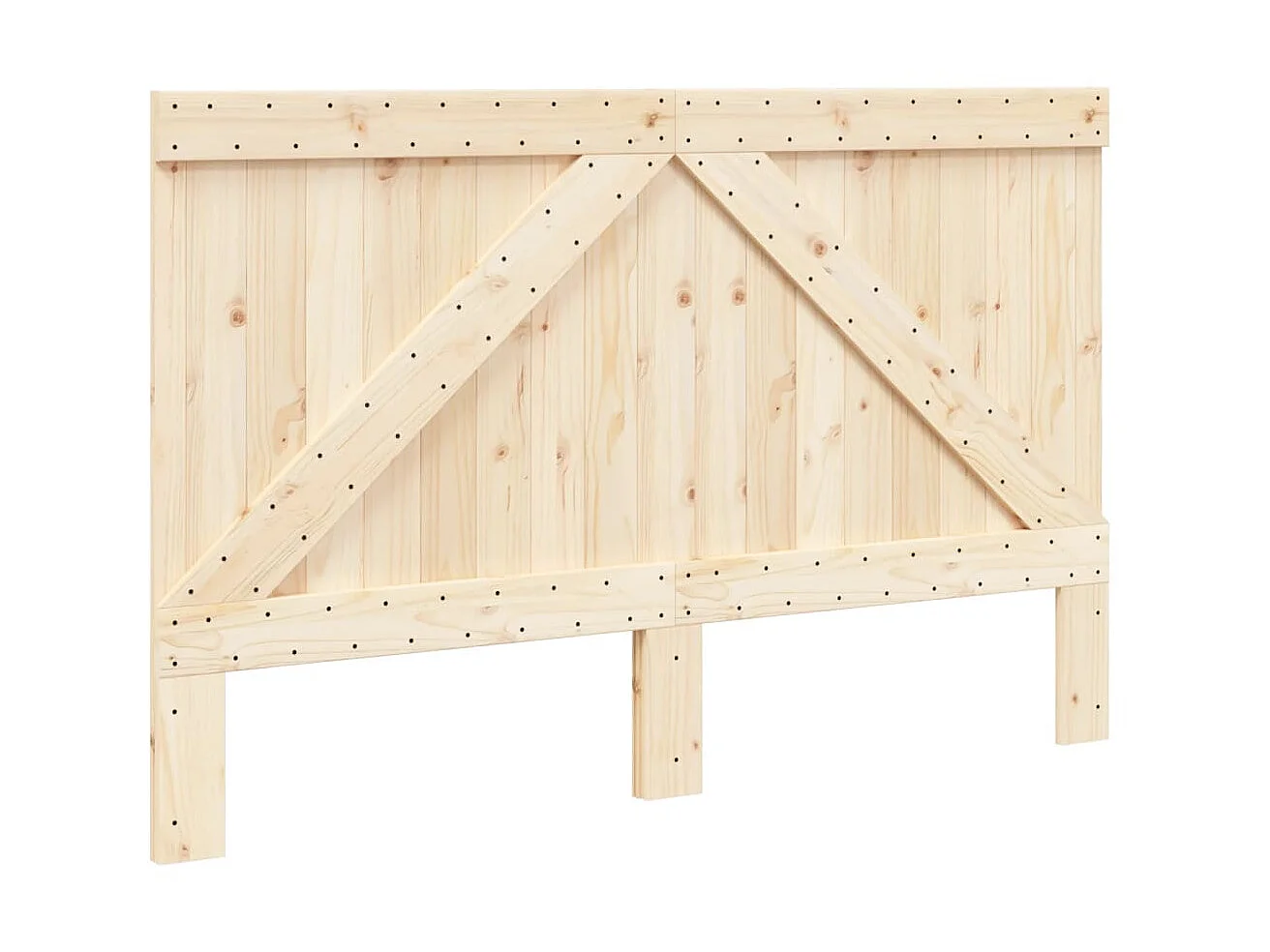 Tête de lit 160x104 cm bois massif de pin