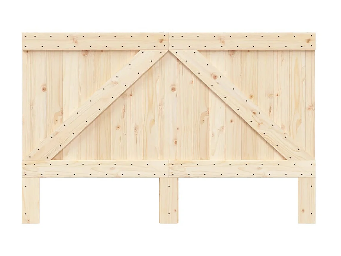 Tête de lit 160x104 cm bois massif de pin