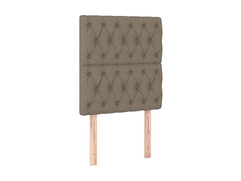 Têtes de lit 2 pcs Taupe 80x7x78/88 cm Tissu
