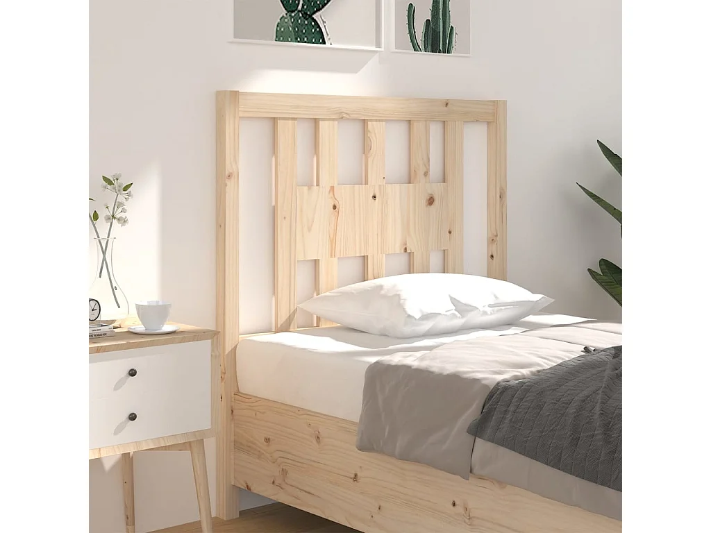 Tête de lit 96x4x100 cm Bois massif de pin