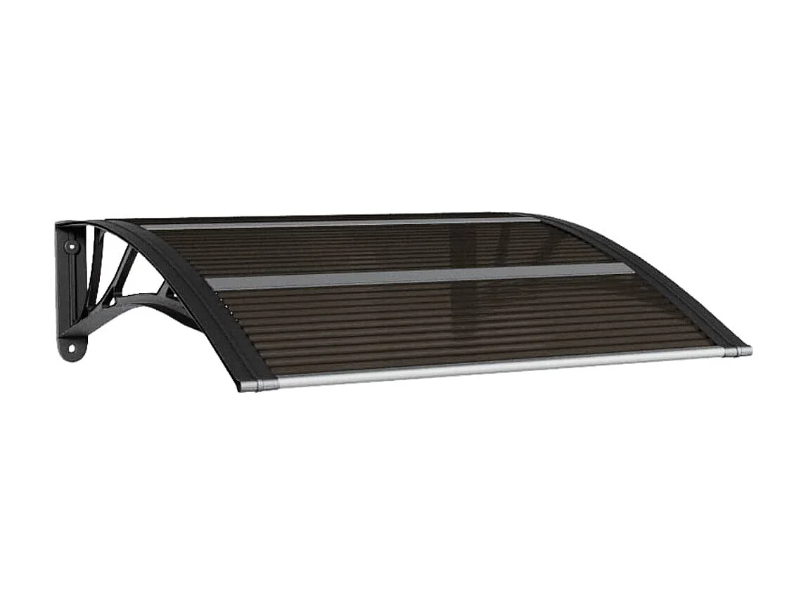 Tendalino per porta Nero 80x80 Policarbonato