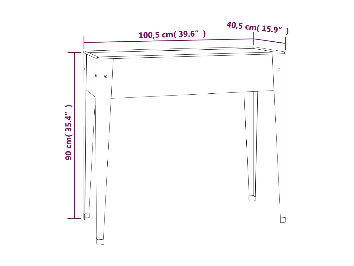 Jardinières 2 pcs Acier galvanisé