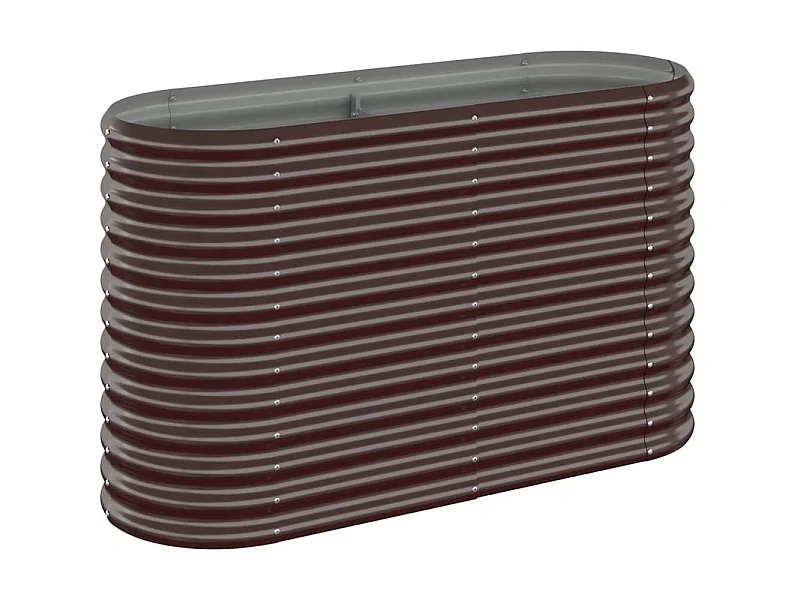 Tuinhoogslaper Bruin gepoedercoat staal