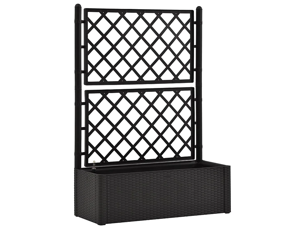 Lit surélevé de jardin treillis système d'arrosage Anthracite