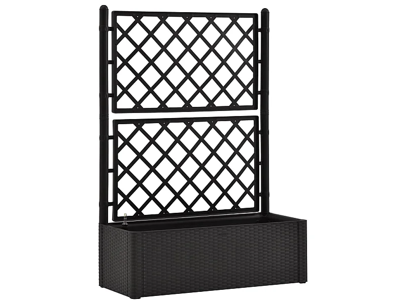 Sistema di irrigazione a traliccio per aiuola rialzata Antracite