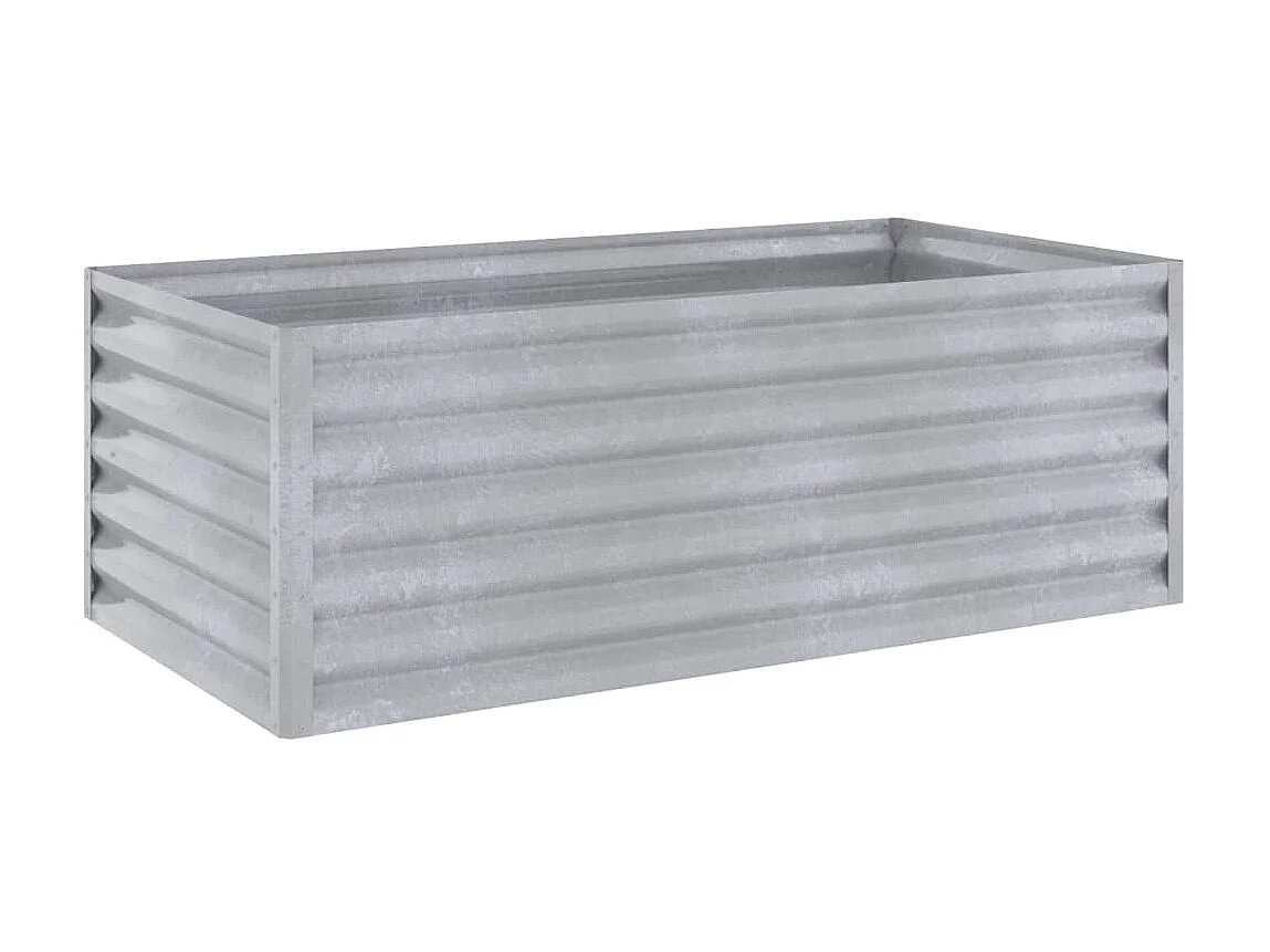 Lit surélevé de jardin 100x50x36 cm acier corten