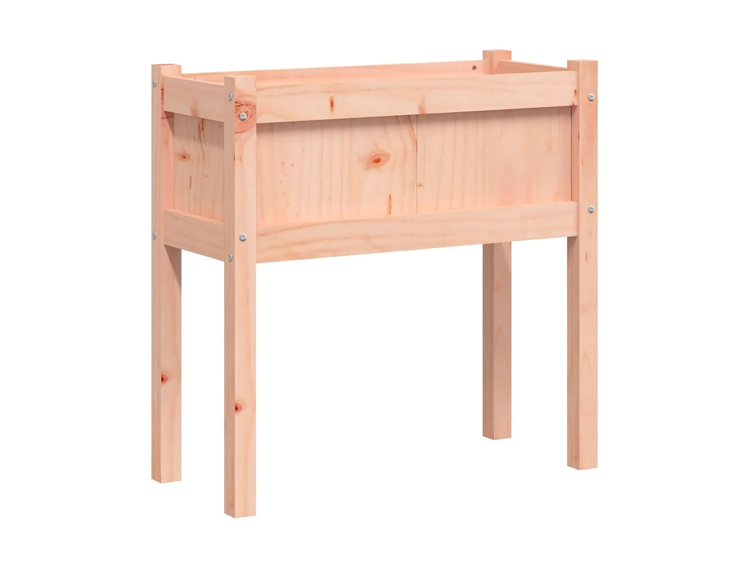 Pflanzgefäße mit Füßen 70x31x70 cm aus massivem Douglasienholz