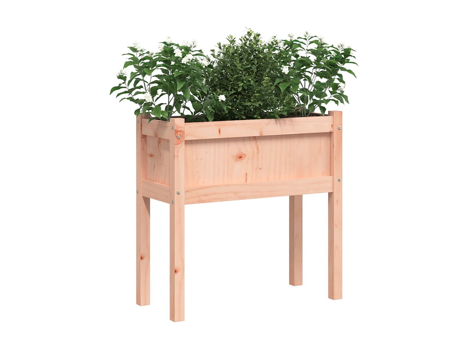 Pflanzgefäße mit Füßen 70x31x70 cm aus massivem Douglasienholz