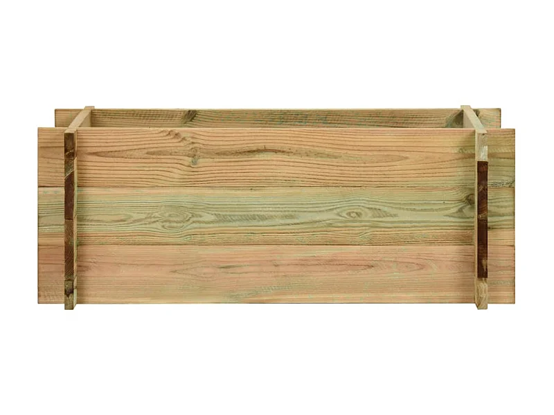 Erhöhter Gemüsekübel aus imprägniertem Kiefernholz, 80 cm